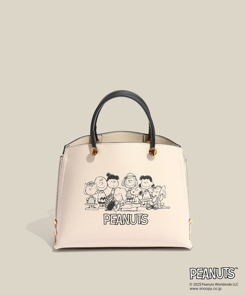 E'POR（エポール）の「【WEB限定/一部店舗限定】【E'POR×PEANUTS】別注 Y BAG Mini（ハンドバッグ・レディース・オフホワイト/ブラック/レッド・FREE）」の15枚目の写真