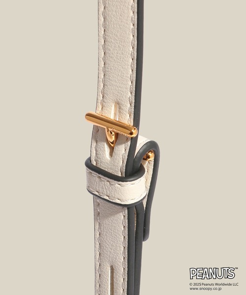 E'POR（エポール）の「【WEB限定/一部店舗限定】【E'POR×PEANUTS】別注 Y BAG Mini（ハンドバッグ・レディース・オフホワイト/ブラック/レッド・FREE）」の19枚目の写真