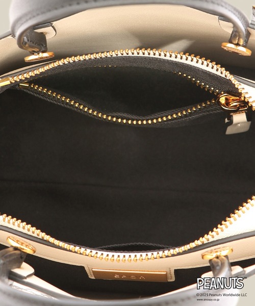 E'POR（エポール）の「【WEB限定/一部店舗限定】【E'POR×PEANUTS】別注 Y BAG Mini（ハンドバッグ・レディース・オフホワイト/ブラック/レッド・FREE）」の21枚目の写真