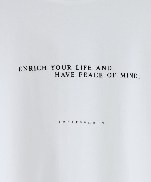 LOWRYS FARM（ローリーズファーム）の「ロゴフォトロンＴ　648893（Tシャツ/カットソー・レディース・アイボリー/ピンク/ホワイト/グレー・FREE）」の12枚目の写真