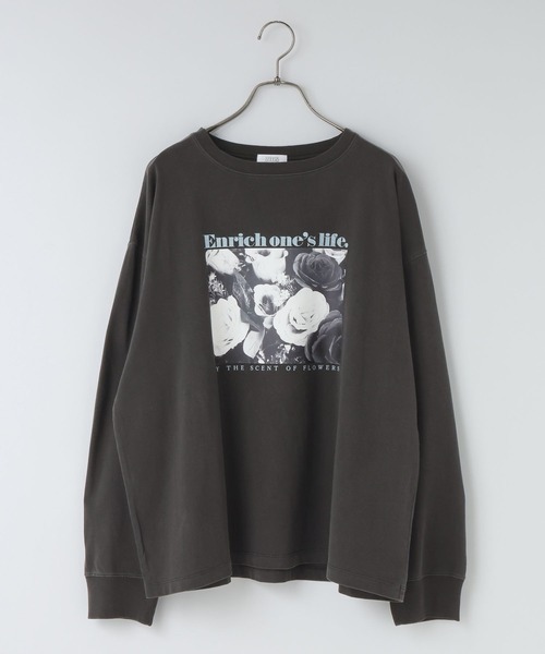 LOWRYS FARM(ローリーズファーム)の「ロゴフォトロンT 648893(Tシャツ/カットソー・レディース・アイボリー/ピンク/ホワイト/グレー・FREE)」の17枚目の写真