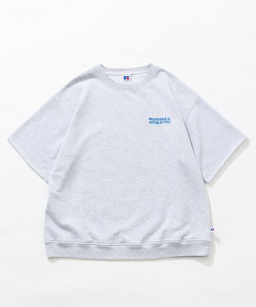 Russell Athletic(ラッセルアスレティック)の「『別注』RUSSELL ATHLETIC×SonnyLabel ショートスリーブスウェットTシャツ(Tシャツ/カットソー・メンズ・ネイビー/チャコールグレー/グレー・MEDIUM/LARGE)」の3枚目の写真