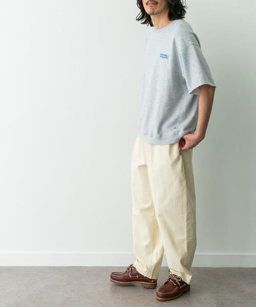 Russell Athletic(ラッセルアスレティック)の「『別注』RUSSELL ATHLETIC×SonnyLabel ショートスリーブスウェットTシャツ(Tシャツ/カットソー・メンズ・ネイビー/チャコールグレー/グレー・MEDIUM/LARGE)」の14枚目の写真