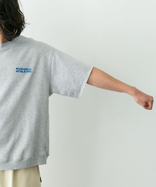 Russell Athletic(ラッセルアスレティック)の「『別注』RUSSELL ATHLETIC×SonnyLabel ショートスリーブスウェットTシャツ(Tシャツ/カットソー・メンズ・ネイビー/チャコールグレー/グレー・MEDIUM/LARGE)」の18枚目の写真