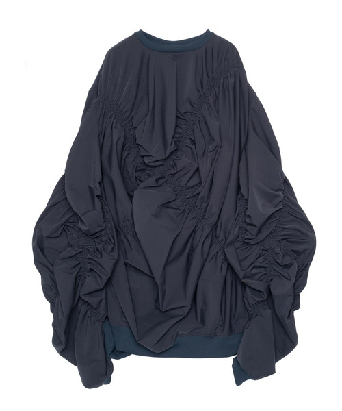 yoshiokubo(ヨシオクボ)の「yoshiokubo ヨシオクボ / BIND TOP バインドギャザートップス / YKS26809(Tシャツ/カットソー・メンズ・ブラック・FREE)」の8枚目の写真