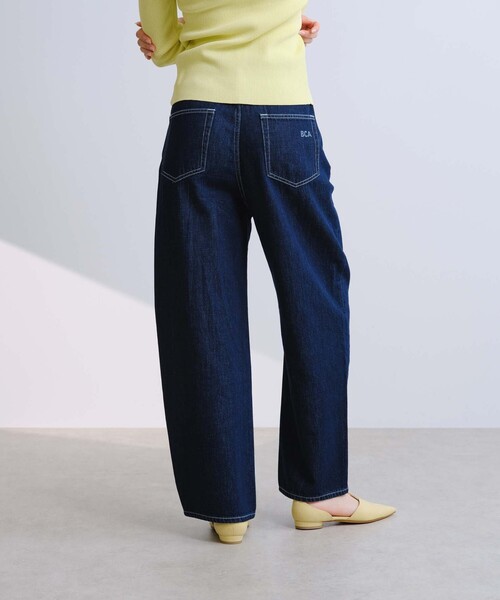 BIANCA(ビアンカ)の「【オールシーズン活躍】ワンウォッシュ10ozデニムパンツ(デニムパンツ・レディース・ブルー/ホワイト・38/40/36)」の3枚目の写真