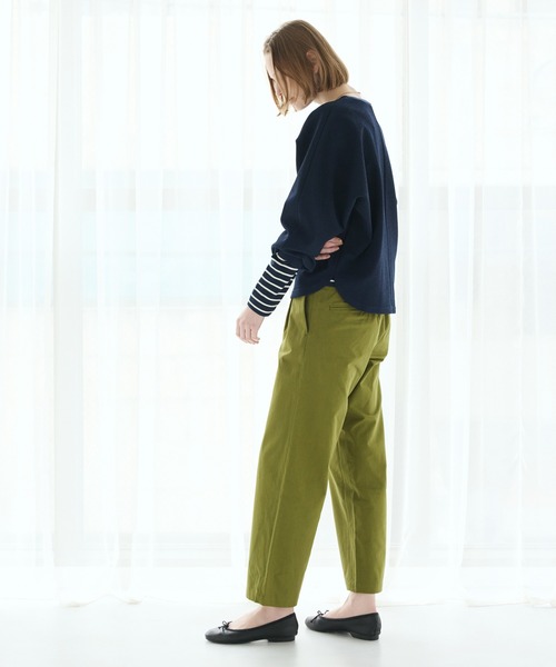 LA MARINE FRANCAISE（マリン フランセーズ）の「ドルマンスリーブプルオーバー（Tシャツ/カットソー・レディース・オフホワイト/ブラック/ネイビー・FREE）」の15枚目の写真