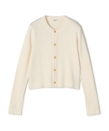 MACPHEE（マカフィー）の「コットンリブ クルーネックカーディガン（カーディガン/ボレロ）」