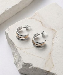 STYLE DELI（スタイルデリ）の「【DELI by】レイヤードカーブピアス（ピアス（両耳用））」