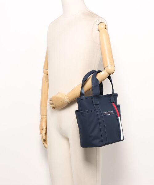 TOMMY HILFIGER GOLF（トミー ヒルフィガー ゴルフ）の「ラウンドバッグ ｴｯｾﾝｼｬﾙ（トートバッグ・メンズ・トリコロール/ピンク/ホワイト/ネイビー/ターコイズブルー・フリー）」の13枚目の写真
