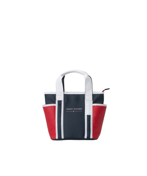 TOMMY HILFIGER GOLF（トミー ヒルフィガー ゴルフ）の「ラウンドバッグ ｴｯｾﾝｼｬﾙ（トートバッグ・メンズ・トリコロール/ピンク/ホワイト/ネイビー/ターコイズブルー・フリー）」の5枚目の写真
