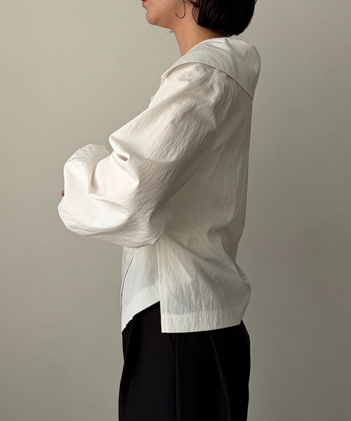 CAPRICIEUX LE'MAGE（カプリシューレマージュ）の「【2WAY】カシュクールシャツ（シャツ/ブラウス・レディース・チャコールグレー/ピンク/ホワイト・FREE）」の16枚目の写真