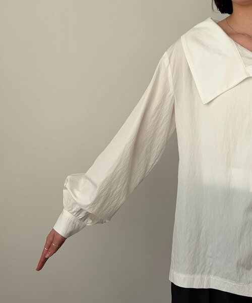 CAPRICIEUX LE'MAGE（カプリシューレマージュ）の「【2WAY】カシュクールシャツ（シャツ/ブラウス・レディース・チャコールグレー/ピンク/ホワイト・FREE）」の21枚目の写真