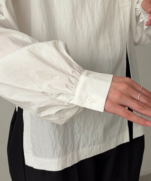 CAPRICIEUX LE'MAGE（カプリシューレマージュ）の「【2WAY】カシュクールシャツ（シャツ/ブラウス・レディース・チャコールグレー/ピンク/ホワイト・FREE）」の22枚目の写真