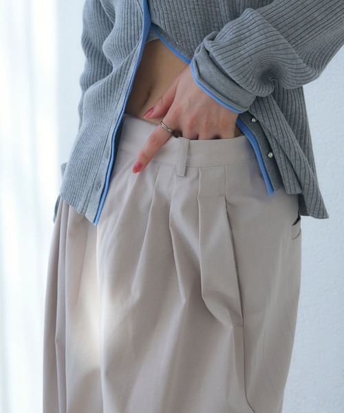 ELLEgirl（エルガール）の「4タックカーブパンツ（その他パンツ・レディース・ライトグレー/ブラック/スモークピンク・M/L）」の16枚目の写真