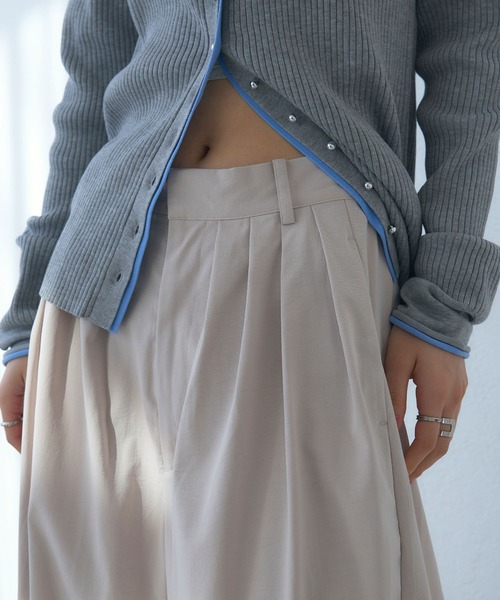 ELLEgirl（エルガール）の「4タックカーブパンツ（その他パンツ・レディース・ライトグレー/ブラック/スモークピンク・M/L）」の11枚目の写真