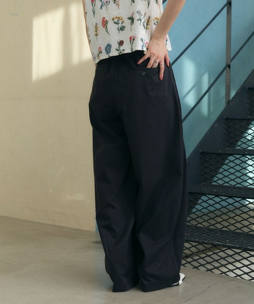 ELLEgirl（エルガール）の「4タックカーブパンツ（その他パンツ・レディース・ライトグレー/ブラック/スモークピンク・M/L）」の15枚目の写真