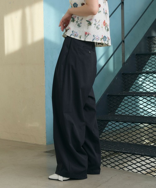 ELLEgirl（エルガール）の「4タックカーブパンツ（その他パンツ・レディース・ライトグレー/ブラック/スモークピンク・M/L）」の12枚目の写真