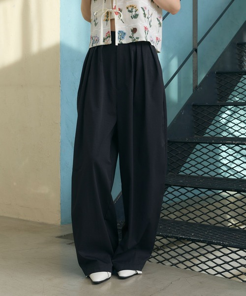 ELLEgirl（エルガール）の「4タックカーブパンツ（その他パンツ・レディース・ライトグレー/ブラック/スモークピンク・M/L）」の19枚目の写真