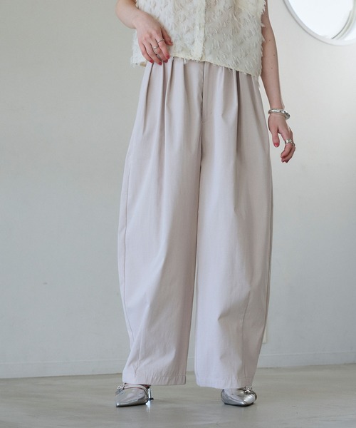 ELLEgirl（エルガール）の「4タックカーブパンツ（その他パンツ・レディース・ライトグレー/ブラック/スモークピンク・M/L）」の4枚目の写真