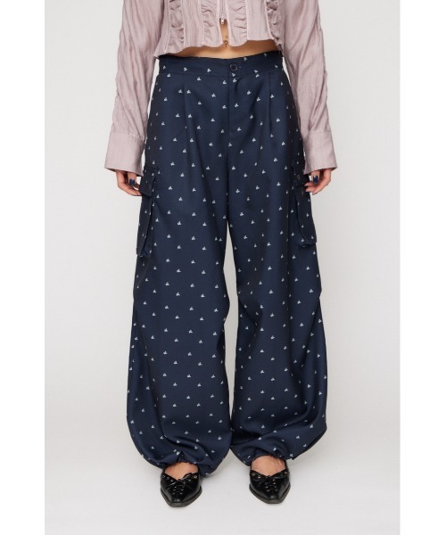 LAGUA GEM(ラグアジェム)の「TINY PATTERN CARGO パンツ(カーゴパンツ・レディース・オフホワイト/ネイビー・X-SMALL/SMALL/MEDIUM)」の11枚目の写真
