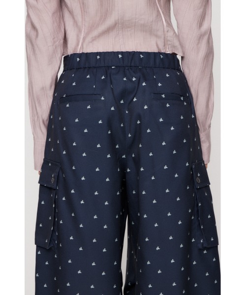 LAGUA GEM(ラグアジェム)の「TINY PATTERN CARGO パンツ(カーゴパンツ・レディース・オフホワイト/ネイビー・X-SMALL/SMALL/MEDIUM)」の15枚目の写真