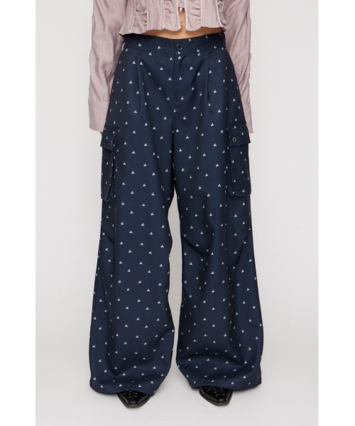 LAGUA GEM(ラグアジェム)の「TINY PATTERN CARGO パンツ(カーゴパンツ・レディース・オフホワイト/ネイビー・X-SMALL/SMALL/MEDIUM)」の8枚目の写真
