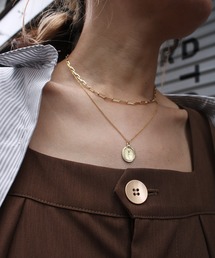 Scrap Book | 【Scrap Book】パーツ2連ネックレス(ネックレス)