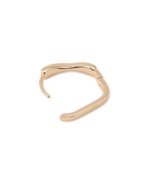 ROPE' PICNIC（ロペピクニック）の「ツイストガラスフープピアス（ピアス（両耳用）・レディース・シルバー/ゴールド・FREE）」の5枚目の写真