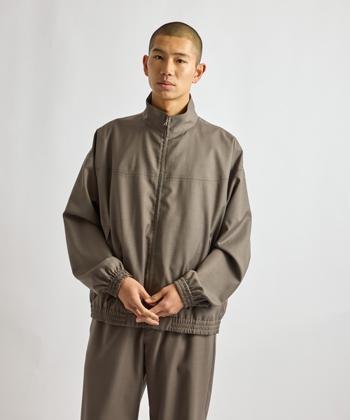 Saturdays NYC(サタデーズ ニューヨークシティ )の「Everett Tropical Wool Training Jacket(その他アウター・メンズ・ブラック/グレー・L/M/XL/S)」の2枚目の写真