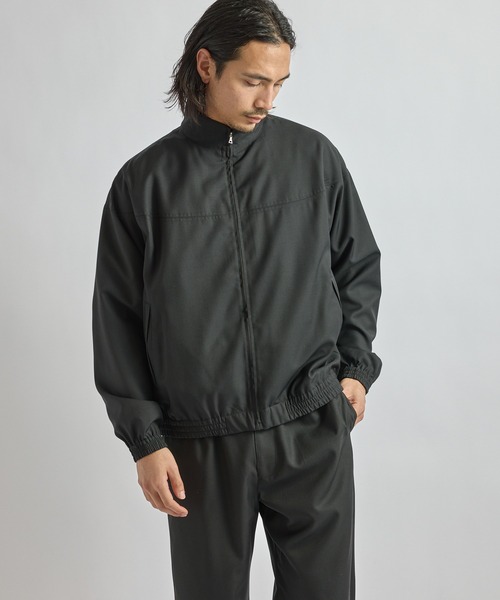 Saturdays NYC(サタデーズ ニューヨークシティ )の「Everett Tropical Wool Training Jacket(その他アウター・メンズ・ブラック/グレー・L/M/XL/S)」の3枚目の写真