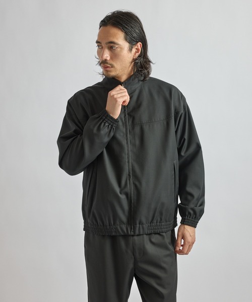 Saturdays NYC(サタデーズ ニューヨークシティ )の「Everett Tropical Wool Training Jacket(その他アウター・メンズ・ブラック/グレー・L/M/XL/S)」の4枚目の写真