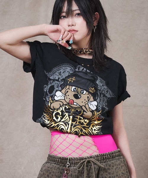 GALFY(ガルフィー)の「【GALFY】爆アゲ↑↑ギラTシャツ / 【ガルフィー】爆アゲ↑↑ギラ半袖Tシャツ(Tシャツ/カットソー・メンズ・ホワイト/ブラック/チャコール・XL/L)」の1枚目の写真