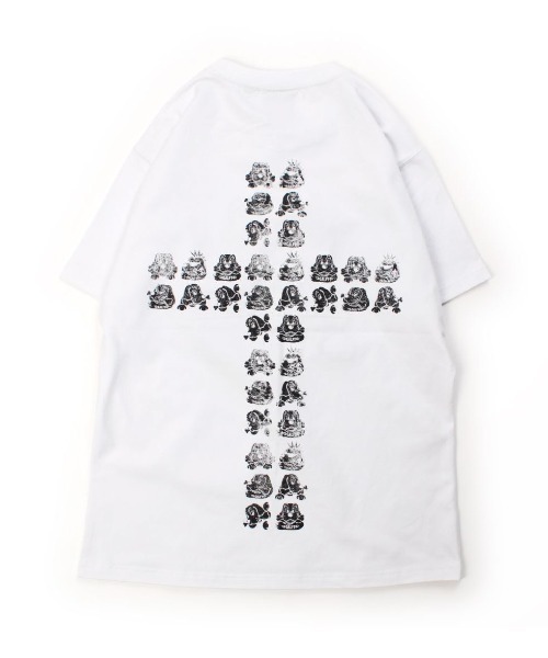 GALFY(ガルフィー)の「【GALFY】爆アゲ↑↑ギラTシャツ / 【ガルフィー】爆アゲ↑↑ギラ半袖Tシャツ(Tシャツ/カットソー・メンズ・ホワイト/ブラック/チャコール・XL/L)」の16枚目の写真