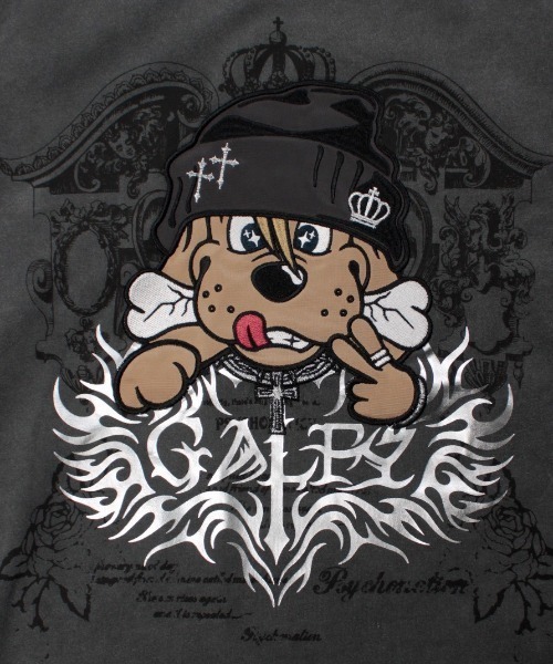 GALFY(ガルフィー)の「【GALFY】爆アゲ↑↑ギラTシャツ / 【ガルフィー】爆アゲ↑↑ギラ半袖Tシャツ(Tシャツ/カットソー・メンズ・ホワイト/ブラック/チャコール・XL/L)」の6枚目の写真
