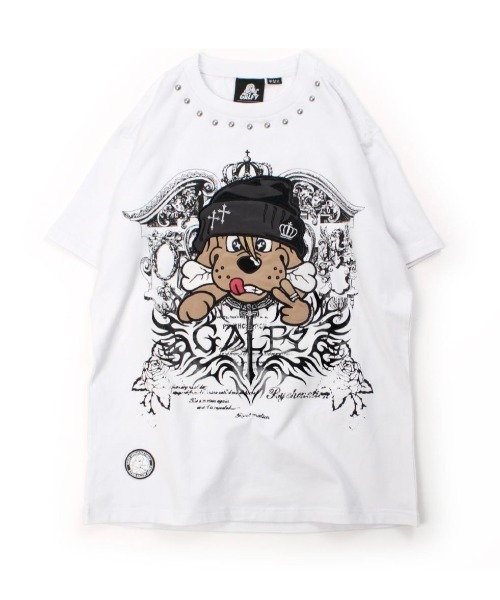 GALFY(ガルフィー)の「【GALFY】爆アゲ↑↑ギラTシャツ / 【ガルフィー】爆アゲ↑↑ギラ半袖Tシャツ(Tシャツ/カットソー・メンズ・ホワイト/ブラック/チャコール・XL/L)」の15枚目の写真