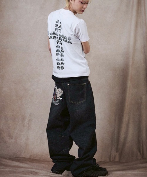 GALFY(ガルフィー)の「【GALFY】爆アゲ↑↑ギラTシャツ / 【ガルフィー】爆アゲ↑↑ギラ半袖Tシャツ(Tシャツ/カットソー・メンズ・ホワイト/ブラック/チャコール・XL/L)」の4枚目の写真