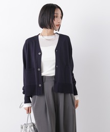 NANO universe（ナノユニバース）の「洗濯機洗い可UVカット接触冷感Vネックカーディガン（カーディガン/ボレロ）」