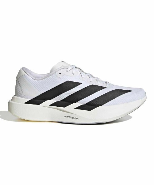 adidas(アディダス)の「アディダス adidas アディゼロEVO SL(スニーカー・レディース・ホワイト×ブラック・23.0cm/23.5cm/24.0cm/24.5cm/25.0cm)」の2枚目の写真