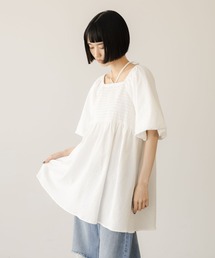 LOWRYS FARM | ペプラムチュニックＳＳ 660871(シャツ/ブラウス)