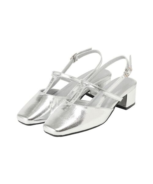 AMERICAN HOLIC（アメリカンホリック）の「Tストラップスクエアパンプス（パンプス・レディース・ブラック/ブラウン/シルバー・M/L/S）」の16枚目の写真