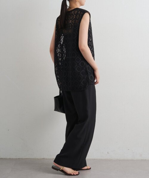 LOUNGEDRESS（ラウンジドレス）の「レースジレ（ベスト・レディース・オフホワイト/ブラック・FREE）」の14枚目の写真