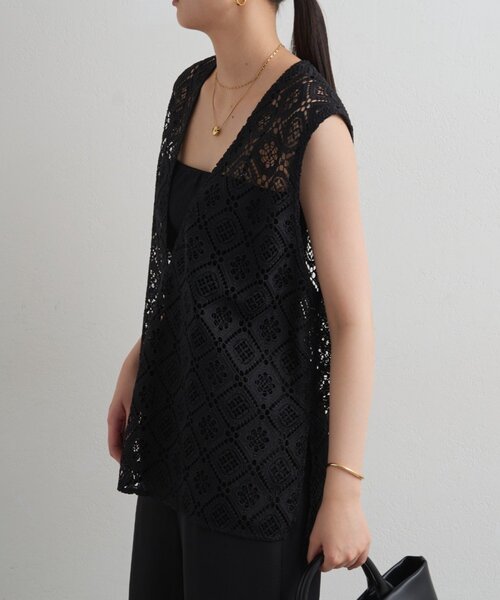 LOUNGEDRESS（ラウンジドレス）の「レースジレ（ベスト・レディース・オフホワイト/ブラック・FREE）」の17枚目の写真