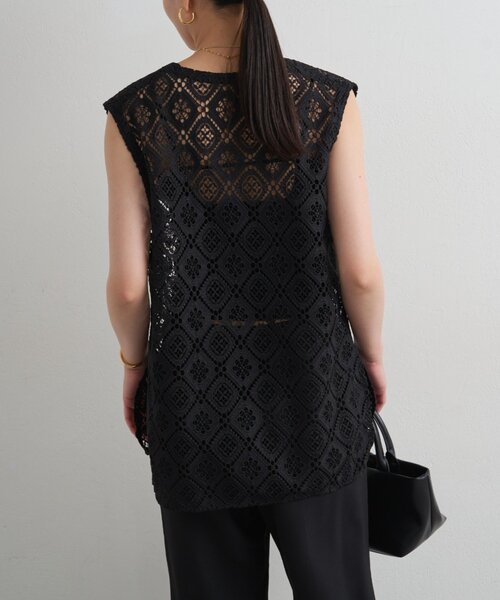 LOUNGEDRESS（ラウンジドレス）の「レースジレ（ベスト・レディース・オフホワイト/ブラック・FREE）」の18枚目の写真