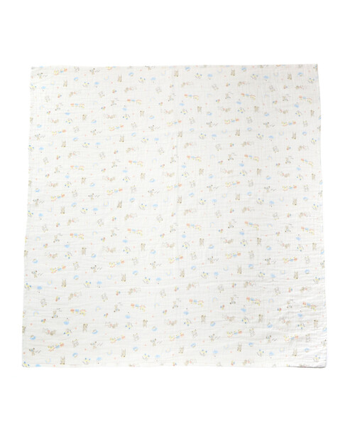 SLAP SLIP BABY（スラップスリップベビー）の「【お揃い】モチーフ総柄ガーゼおくるみベビー（おくるみ・キッズ・ピンク系その他/ブルー系その他/ホワイト系その他・FREE）」の6枚目の写真