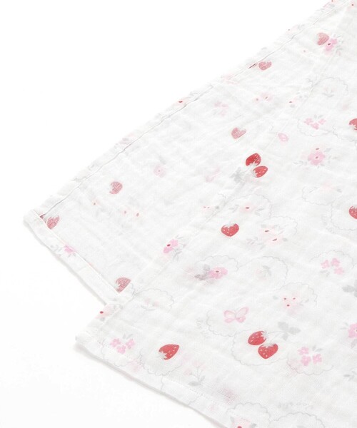 SLAP SLIP BABY（スラップスリップベビー）の「【お揃い】モチーフ総柄ガーゼおくるみベビー（おくるみ・キッズ・ピンク系その他/ブルー系その他/ホワイト系その他・FREE）」の8枚目の写真