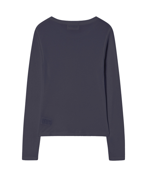THE GREEN LAB（ザグリーンラボ）の「ソフトテンセルエアリー ロングスリーブ [ネイビー]（Tシャツ/カットソー・レディース・その他・FREE）」の12枚目の写真