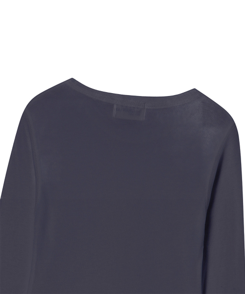 THE GREEN LAB（ザグリーンラボ）の「ソフトテンセルエアリー ロングスリーブ [ネイビー]（Tシャツ/カットソー・レディース・その他・FREE）」の15枚目の写真