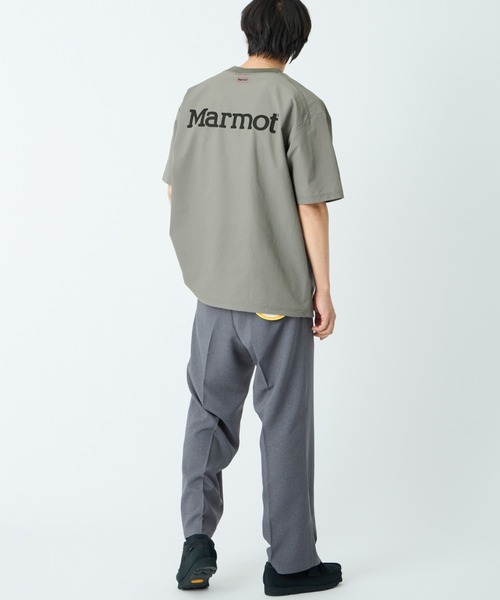 MARMOT（マーモット）の「【WEB先行予約】[Marmot/マーモット] 別注 Dot Air バックプリント ショートスリーブTシャツ (セットアップ可)（Tシャツ/カットソー・レディース・ブラウン/ブラック/グレー・XL/L/M/S）」の6枚目の写真