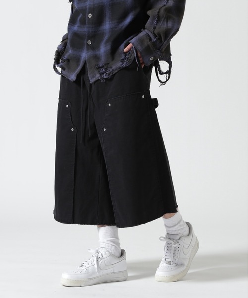 BEAVER（ビーバー）の「B omnivore/ビーオムニボー　W KNEE SHORTS RIP STOP ダブルニーショーツリップストップ（その他パンツ・メンズ・ブラック/カモフラージュ・L/M）」の10枚目の写真